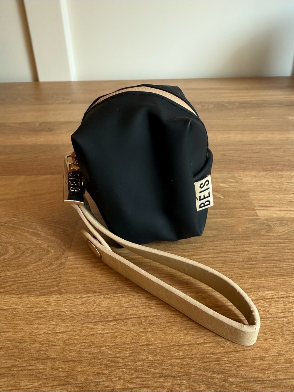 BEIS Black Mini Pouch Wristlet Pacifier & AirPod Pouch for ultimate diaper bag